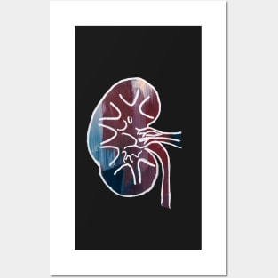 Gouached Kidney Posters and Art